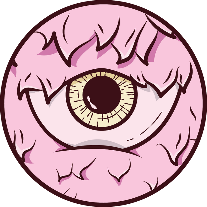 Mr. Pink Eye Sticker