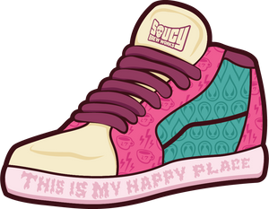 Mr. Pink Shoe Sticker